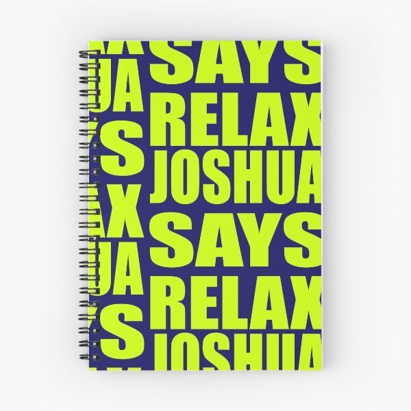 Item preview, Joshua Says Relax Neon Green designed and sold by Normbot2000.