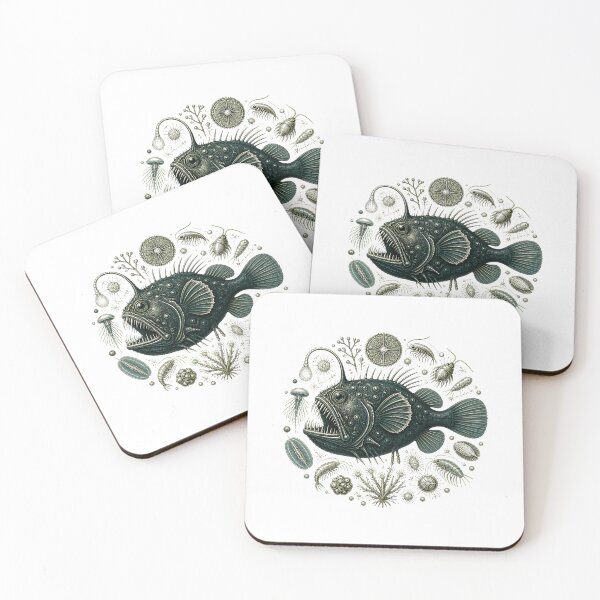 Item preview, Deep Sea Anglerfish Marine Biology Specimens designed and sold by BoyleDesignShop.