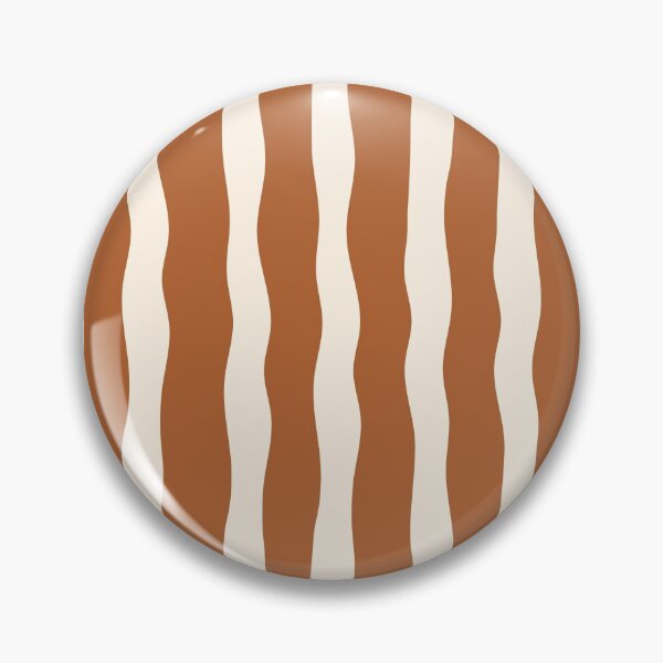 Item preview, Brown and Cream Wavy Stripe Pattern, Minimal Seamless Lines, Modern Neutral Abstract Design designed and sold by BigDigital.