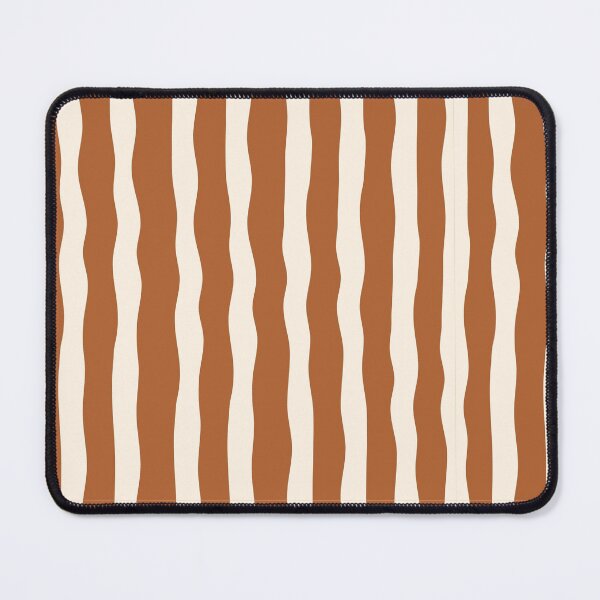 Item preview, Brown and Cream Wavy Stripe Pattern, Minimal Seamless Lines, Modern Neutral Abstract Design designed and sold by BigDigital.