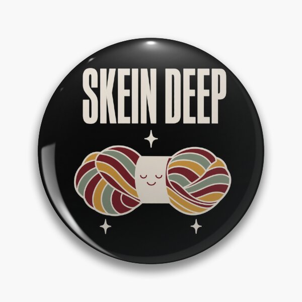 Item preview, Skein Deep Funny Crochet Pun Shirt | Yarn Lover Gift Crochet Humor Knitting designed and sold by StickyGuys.