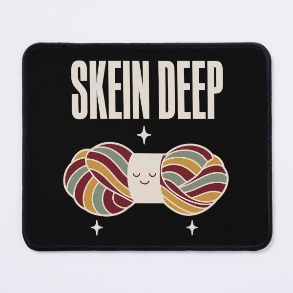 Item preview, Skein Deep Funny Crochet Pun Shirt | Yarn Lover Gift Crochet Humor Knitting designed and sold by StickyGuys.