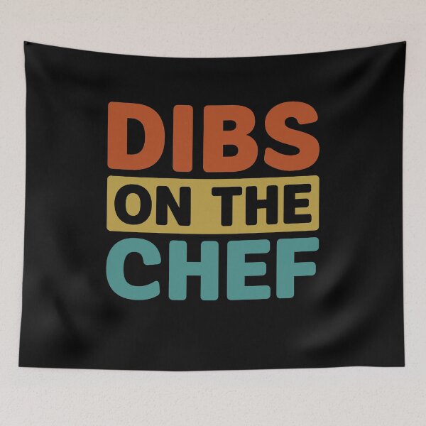 Item preview, Dibs on the Chef - Funny Cooking Chef Wife designed and sold by gunaone-design.