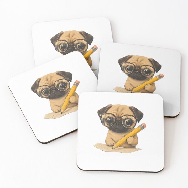 Item preview, Back to School Pug | Cute Student Puppy designed and sold by Petsthetic.