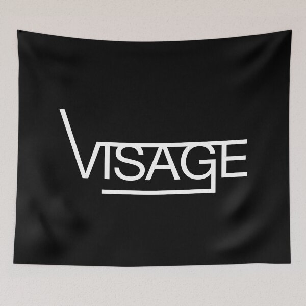Item preview, Visage Minimalist Logo | New Romantic & Synthpop Inspired Typography designed and sold by Lifer Art and Design.