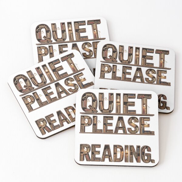 Item preview, Quiet Please. Reading. designed and sold by Helenaphotoart.