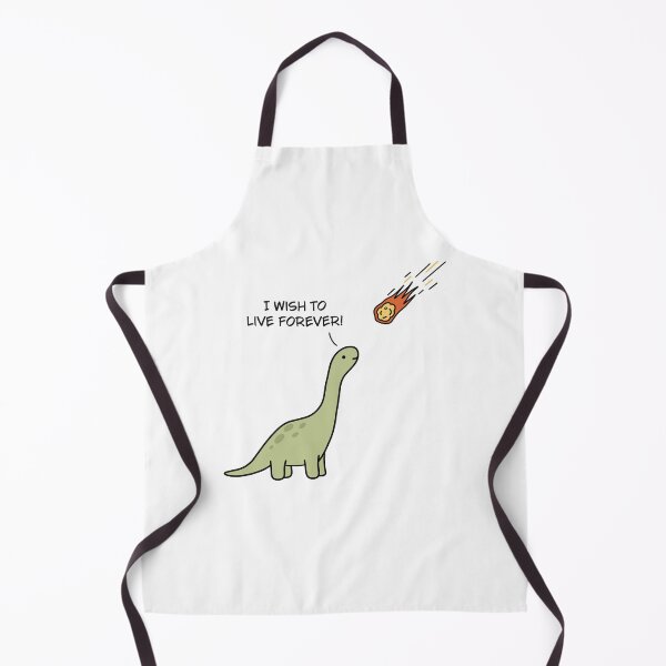 Item preview, Dinosaur - “I wish to live forever” Art designed and sold by GraphicWorlds.