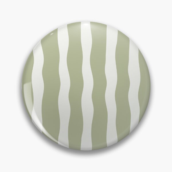 Item preview,  Light Green Cream Wavy Stripe Pattern, Minimal Seamless Lines, Modern Neutral Abstract Design designed and sold by BigDigital.
