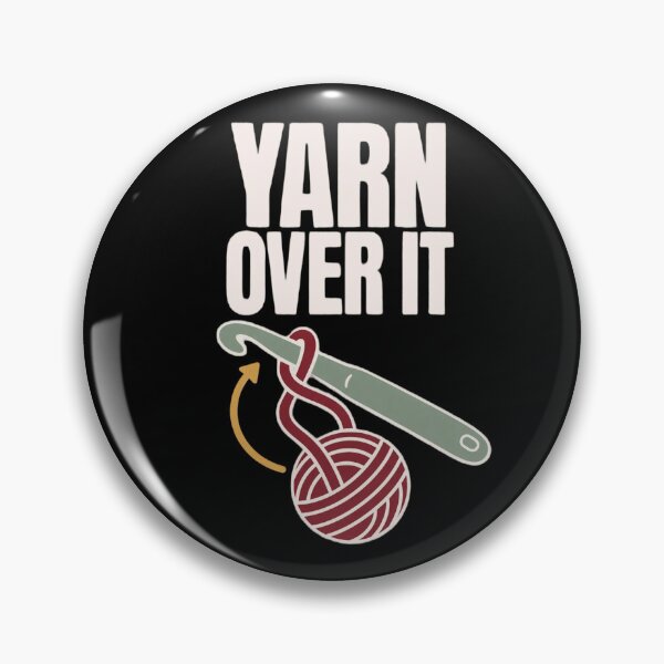 Item preview, Yarn Over It Funny Crochet Pun Shirt | Crocheter Gift Crochet Humor Yarn designed and sold by StickyGuys.