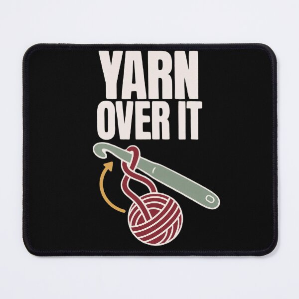 Item preview, Yarn Over It Funny Crochet Pun Shirt | Crocheter Gift Crochet Humor Yarn designed and sold by StickyGuys.