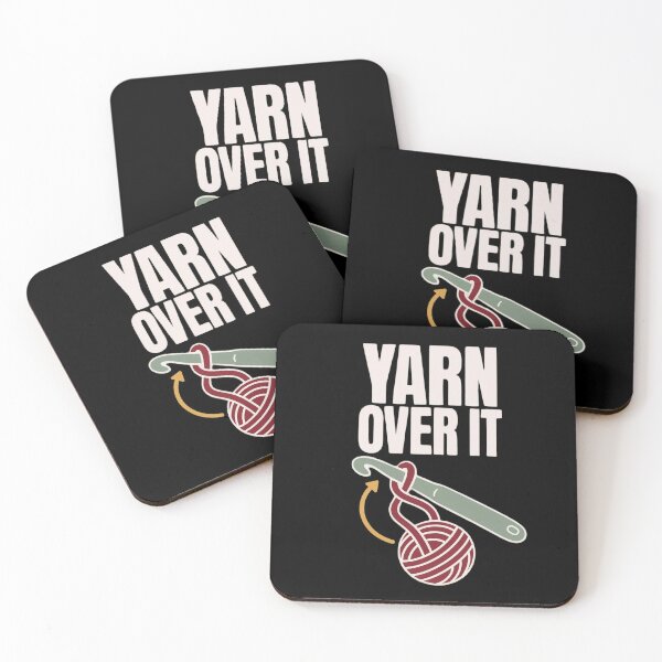 Item preview, Yarn Over It Funny Crochet Pun Shirt | Crocheter Gift Crochet Humor Yarn designed and sold by StickyGuys.