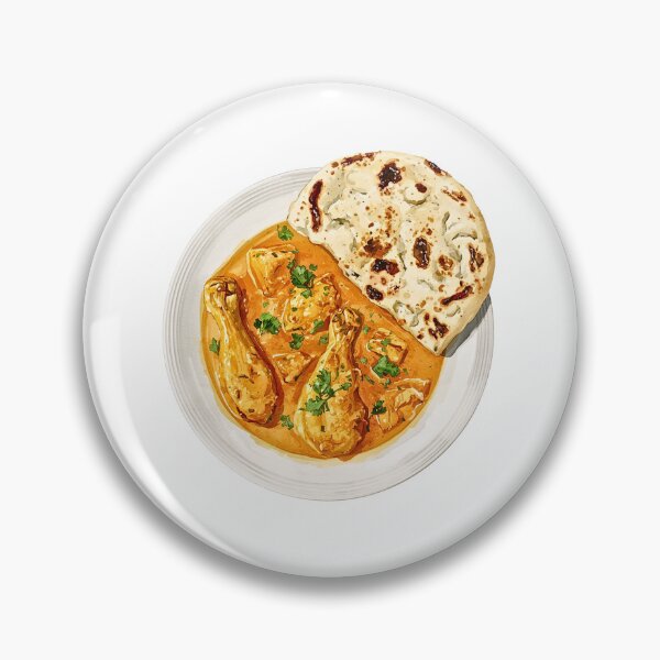 Item preview, Butter Chicken & Naan designed and sold by Bright Stone .