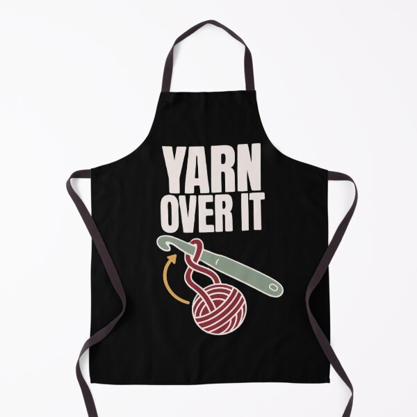 Item preview, Yarn Over It Funny Crochet Pun Shirt | Crocheter Gift Crochet Humor Yarn designed and sold by StickyGuys.