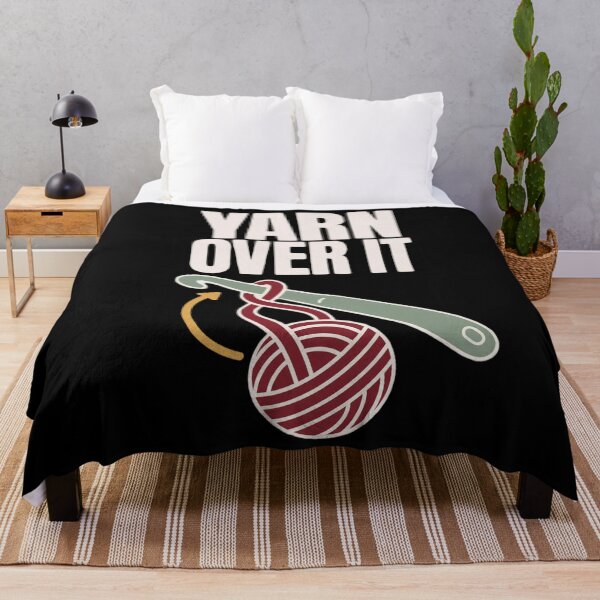 Item preview, Yarn Over It Funny Crochet Pun Shirt | Crocheter Gift Crochet Humor Yarn designed and sold by StickyGuys.