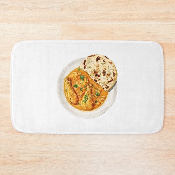 Item preview, Butter Chicken & Naan designed and sold by Bright Stone .