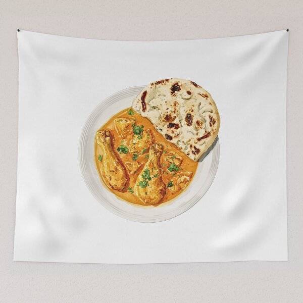 Item preview, Butter Chicken & Naan designed and sold by Bright Stone .