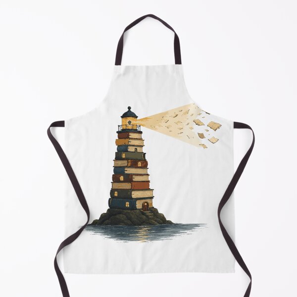 Item preview, Library Lighthouse T-Shirt & Sticker | Whimsical Book Lighthouse Illustration | Book Lover & Teacher Gift designed and sold by Sunday.Supply.
