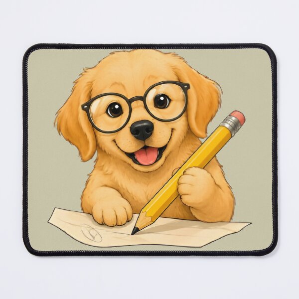 Item preview, Back to School Golden Retriever | Cute Student Puppy designed and sold by Petsthetic.