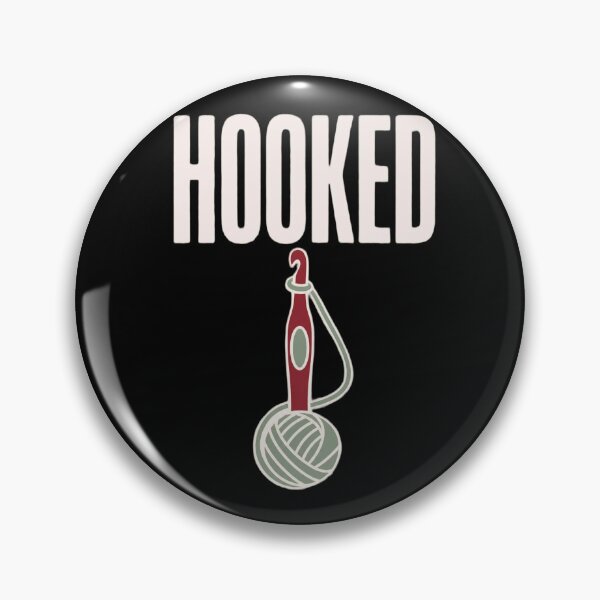 Item preview, Hooked Funny Crochet Shirt | Crocheter Gift Crochet Humor Yarn Lover Pun designed and sold by StickyGuys.