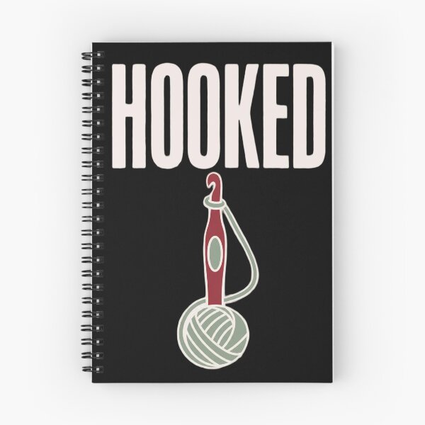 Item preview, Hooked Funny Crochet Shirt | Crocheter Gift Crochet Humor Yarn Lover Pun designed and sold by StickyGuys.