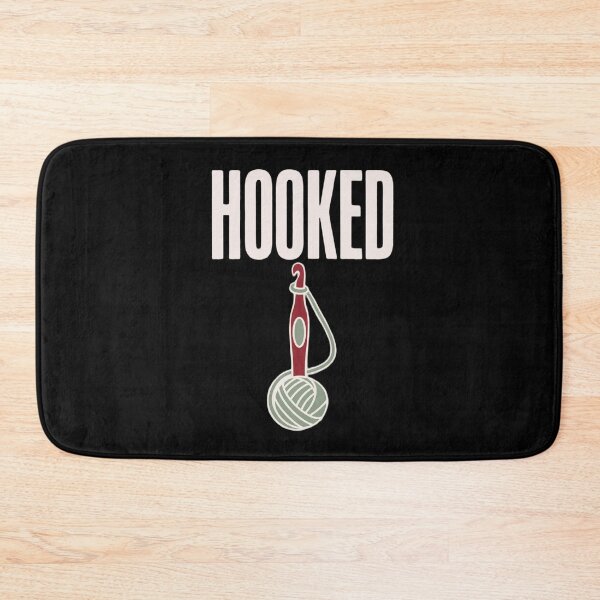 Item preview, Hooked Funny Crochet Shirt | Crocheter Gift Crochet Humor Yarn Lover Pun designed and sold by StickyGuys.