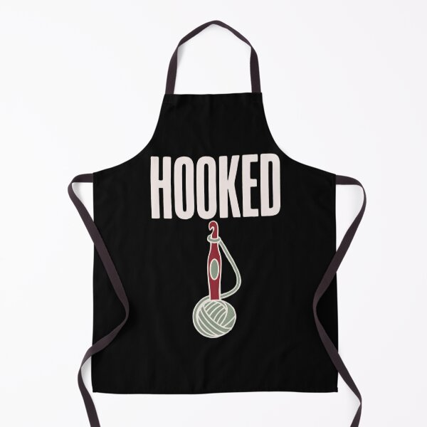 Item preview, Hooked Funny Crochet Shirt | Crocheter Gift Crochet Humor Yarn Lover Pun designed and sold by StickyGuys.