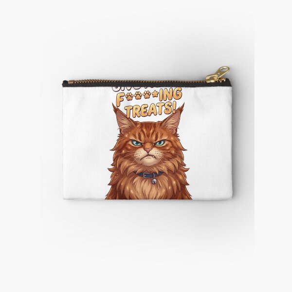 Item preview, Give me my fucking treats! Ginger mainecoon designed and sold by Feliwa.