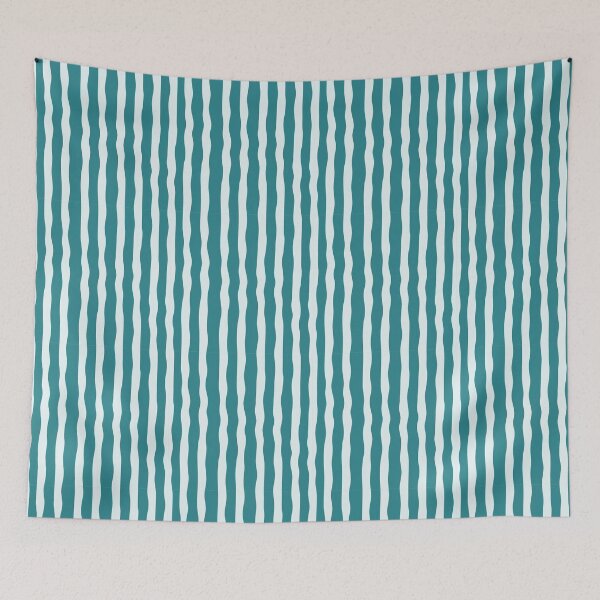 Item preview,  Turquoise  Stripe Pattern, Minimal Seamless Lines, Modern Neutral Abstract Design designed and sold by BigDigital.