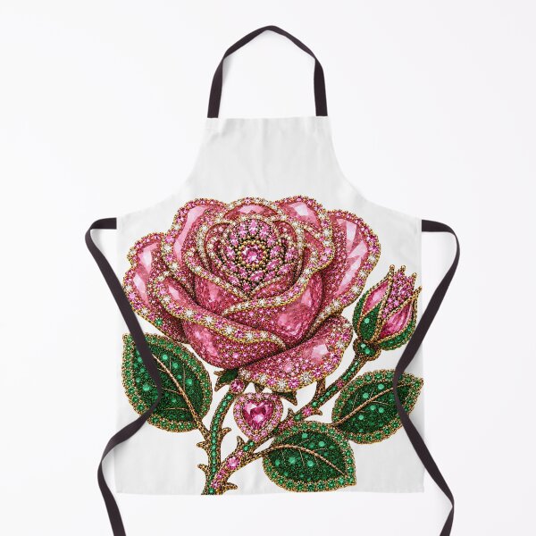 Item preview, CRYSTAL PINK ROSE JEWEL designed and sold by wordspixies.