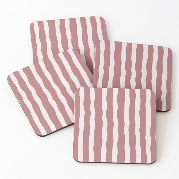 Item preview,  Dusty Rose Color Minimal Seamless Lines, Modern Neutral Abstract Design designed and sold by BigDigital.