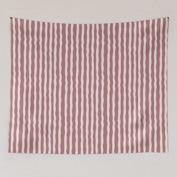 Item preview,  Dusty Rose Color Minimal Seamless Lines, Modern Neutral Abstract Design designed and sold by BigDigital.