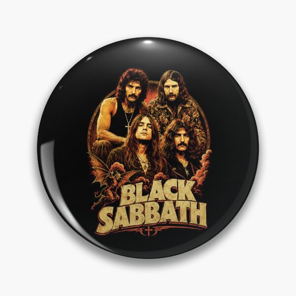 Item preview, Vintage Black Sabbath Halftone Rock Poster designed and sold by interdesigner.