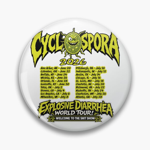 Item preview, Cyclospora World Tour designed and sold by PresentTees.