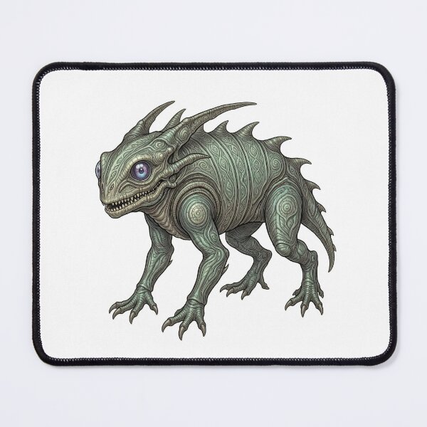 Item preview, Ornate Fantastic Mythical Lizard Creature designed and sold by Chaoscience.