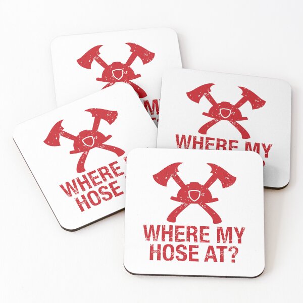 Item preview, Where My Hose At? - Funny Firefighter Gift designed and sold by gunaone-design.