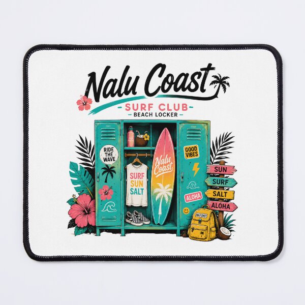 Item preview, Nalu Coast Surf Club | Colorful Hawaiian Beach Locker  designed and sold by Nalu Coast.