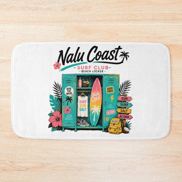 Item preview, Nalu Coast Surf Club | Colorful Hawaiian Beach Locker  designed and sold by Nalu Coast.