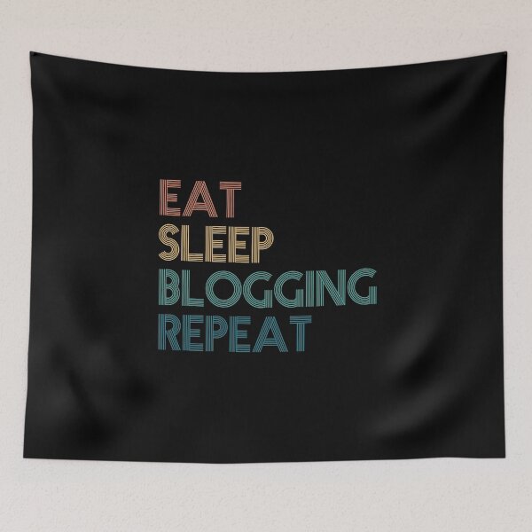 Item preview, Eat Sleep Blogging Repeat - Gift For Blogging Fans designed and sold by kindxinn.
