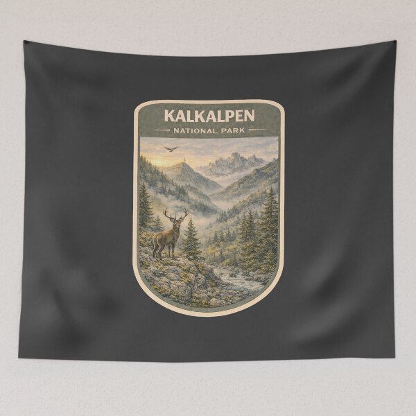 Item preview, Austria National Parks Vintage Travel Prints designed and sold by PinUpPizzazz.