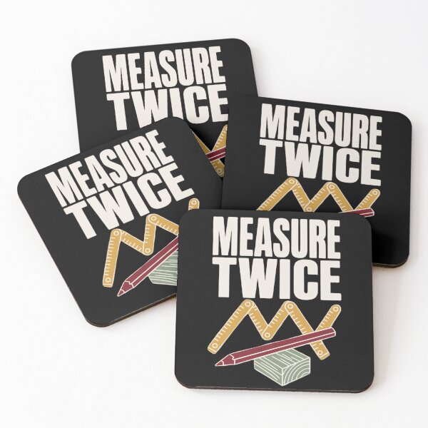 Item preview, Measure Twice Woodworking Shirt | Woodworker Gift Woodworking Sayings Humor designed and sold by StickyGuys.