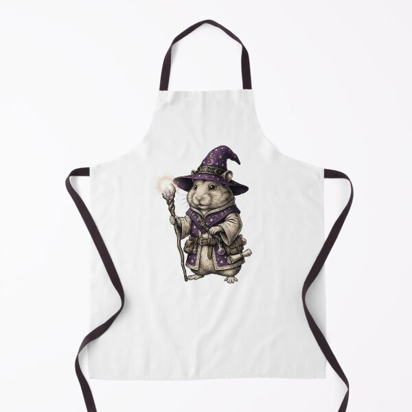 Item preview, Halloween Hamster Wizard in Purple Hat and Wand Cute Magic Fantasy designed and sold by SOUFIANE1991.