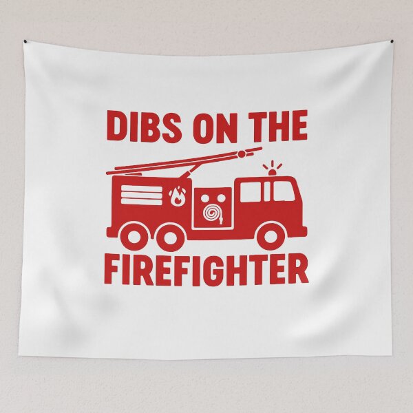 Item preview, Dibs on the firefighter designed and sold by gunaone-design.