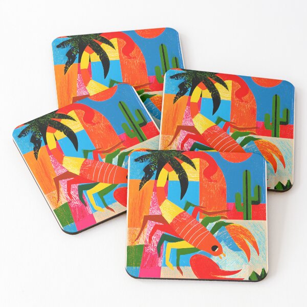 Item preview, Scorpio Zodiac Power in Bold Geometric Colors with Modern Astrology Inspired Wall Art designed and sold by OlfactoART Studio.