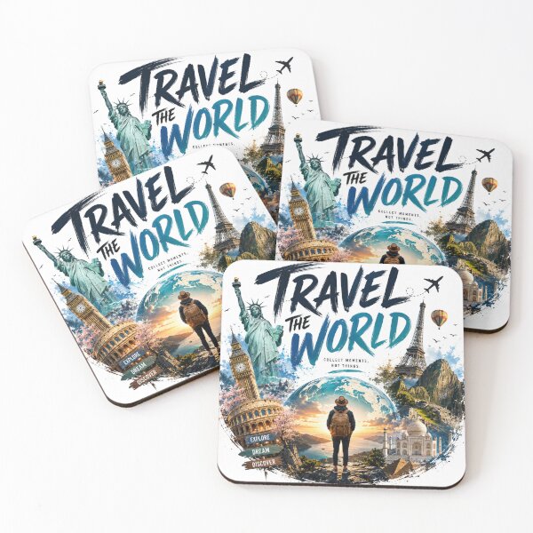 Artikelvorschau, Um die Welt reisen entworfen und verkauft von GraficDesigners.
