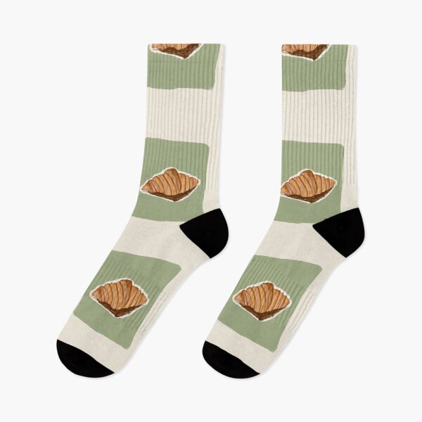 Item preview, Croissant Illustration Bakery Print - Olive Green designed and sold by lyiris.