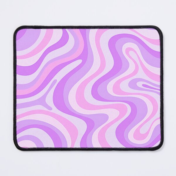 Item preview, Liquid Swirl Retro Abstract in purple tones, Cream, and White designed and sold by Differenceee.