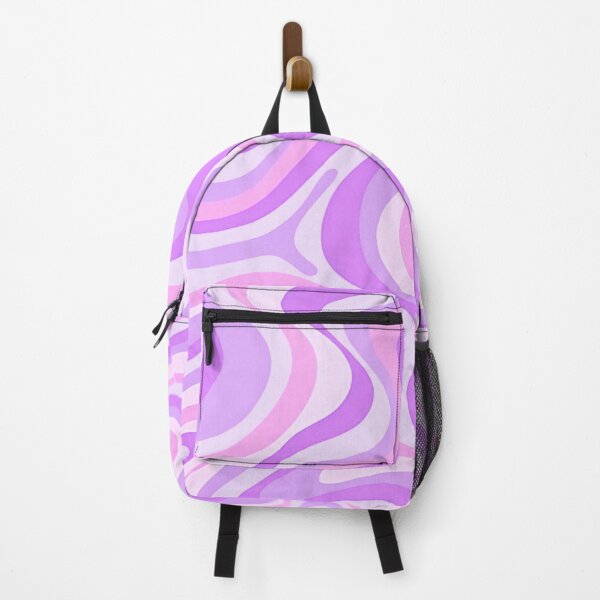 Item preview, Liquid Swirl Retro Abstract in purple tones, Cream, and White designed and sold by Differenceee.