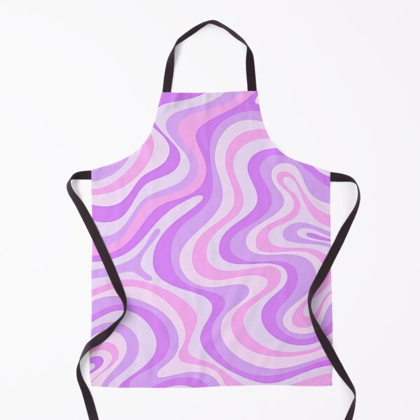 Item preview, Liquid Swirl Retro Abstract in purple tones, Cream, and White designed and sold by Differenceee.