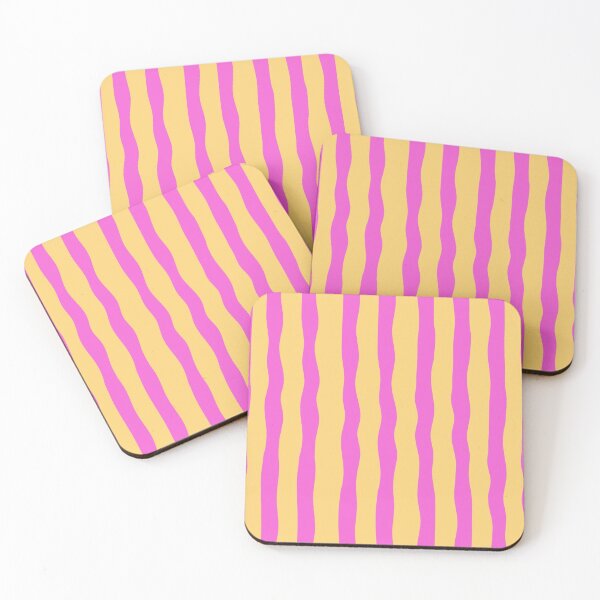 Item preview, Pink Yellow Color Minimal Seamless Lines, Modern Neutral Abstract Design designed and sold by BigDigital.