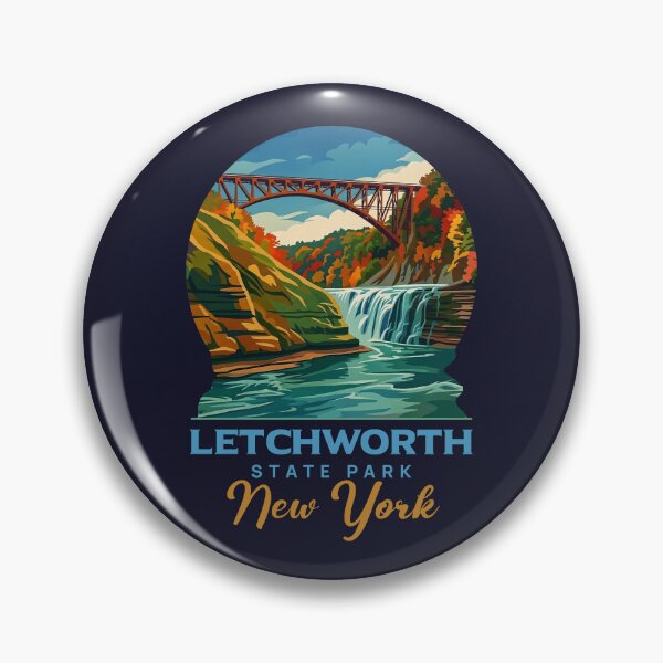 Item preview, Letchworth State Park New York Vintage Art designed and sold by LinaValearte.